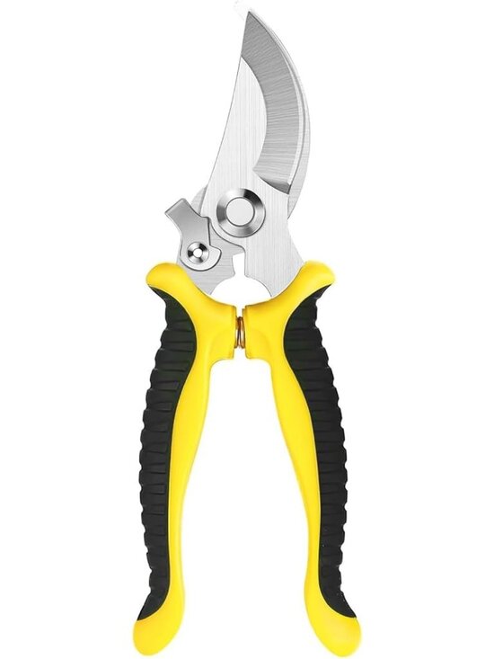 Other - Garden Pruning Shears 7in Stainless Steel Scissors Houseplants Flowers Yellow Bl